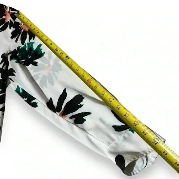 Who What Wear Knee Length Shift White Fully Lined Lightweight Floral Print Sress - Picture 11 of 16